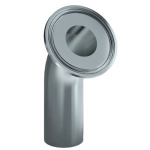 DT-4.1.1-5 (DT-13) - ASME BPE SF4  <br>Coude 45°