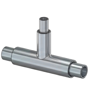 <center>Té COAX <br> <center>TCC® 0.80 µm, 316L